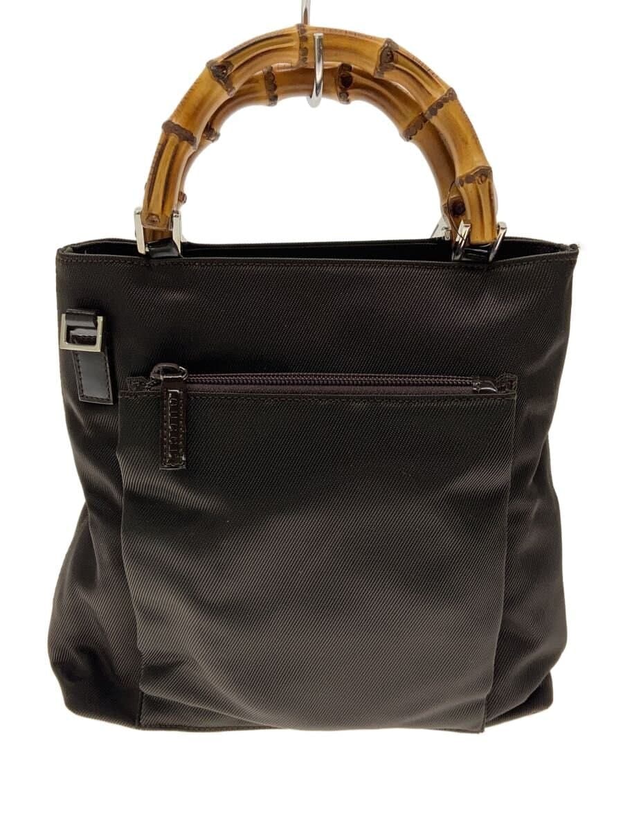 GUCCI Handbag_Bamboo Nylon BRW 000・2265・0581