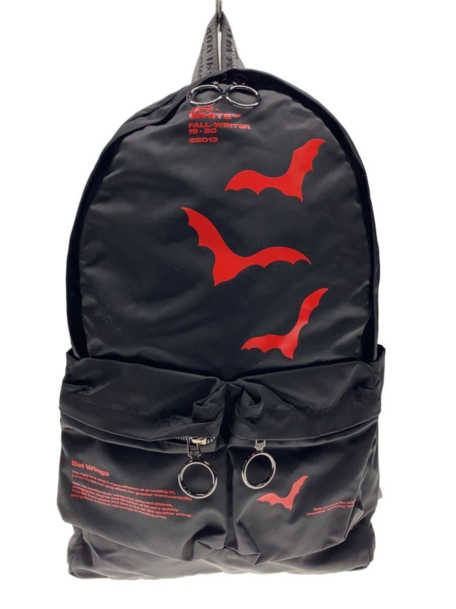 OFF-WHITE Backpack Nylon Black OMNB003E19E48007