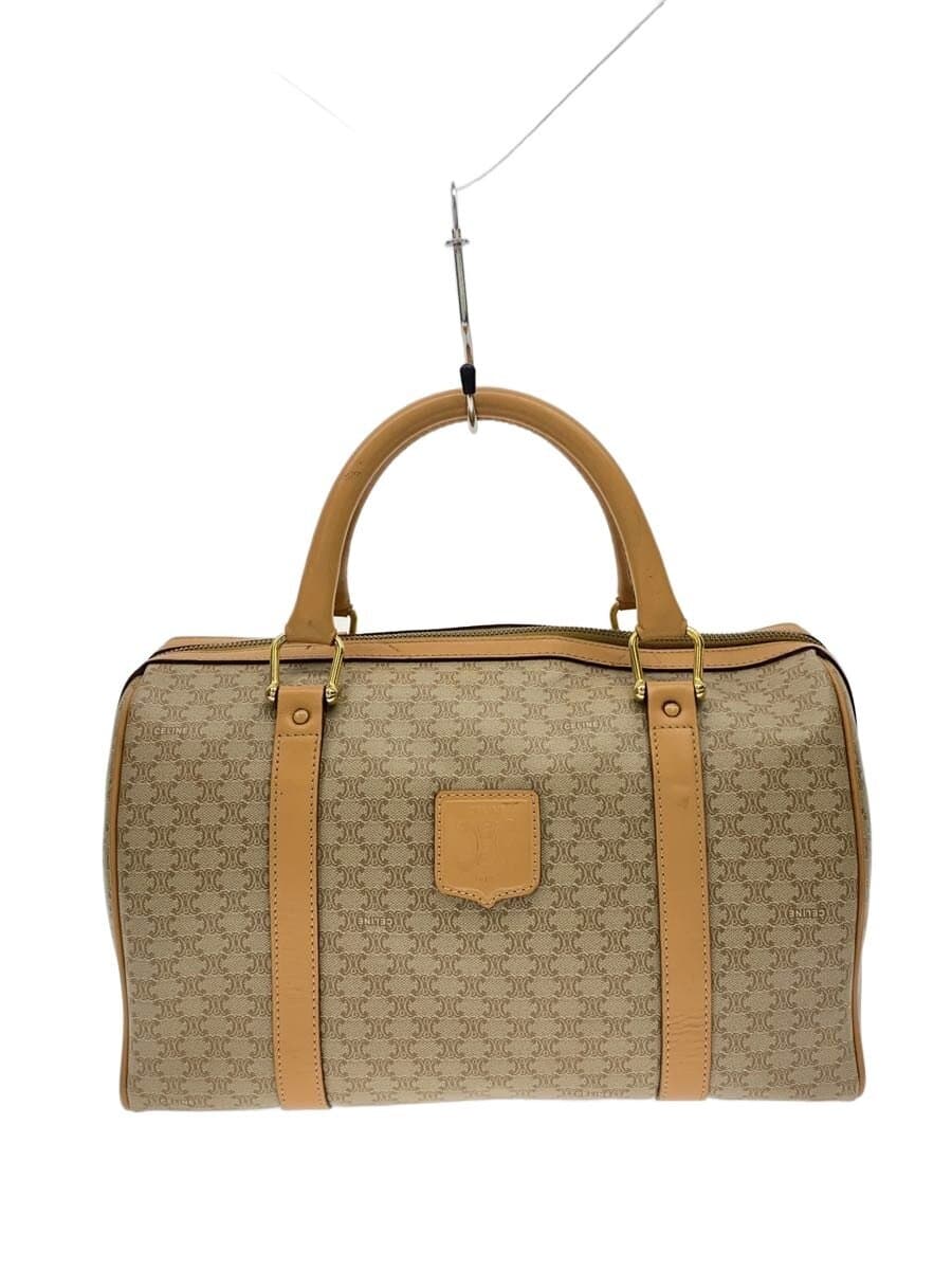 CELINE Boston Bag PVC BEG All Over Pattern