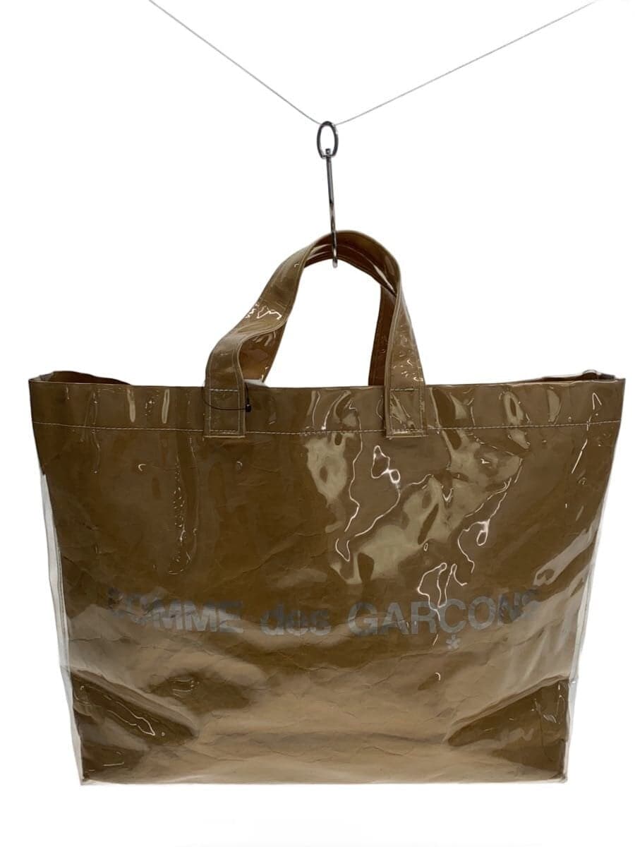 COMME des GARCONS Tote Bag PVC BEG Solid