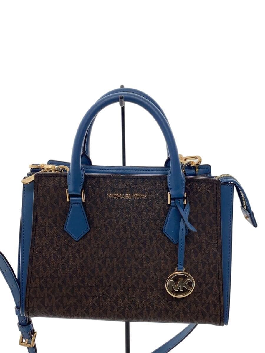 MICHAEL KORS HOPE Medium Messenger Bag Shoulder Bag PVC BLU 35T0GWXM8B