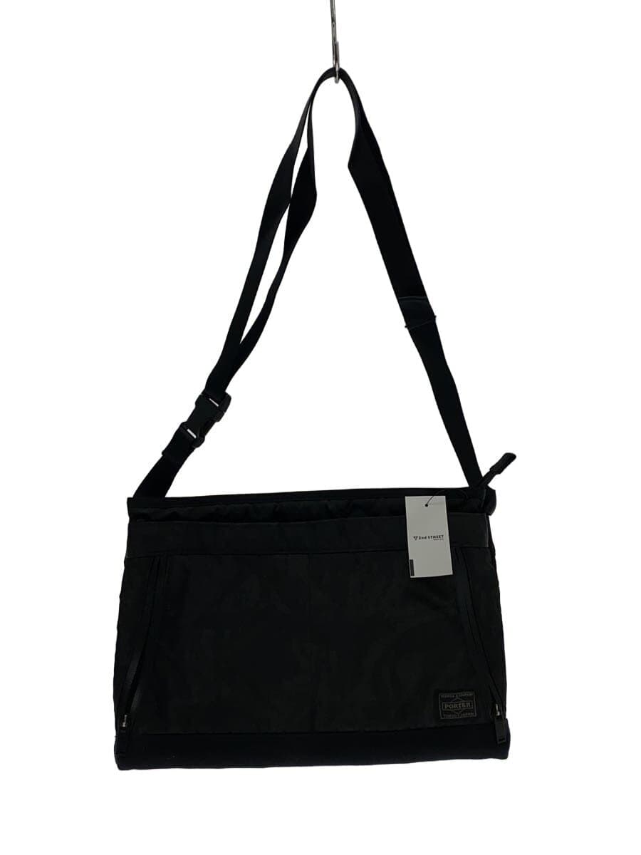 PORTER shoulder bag -- BLK all-over pattern