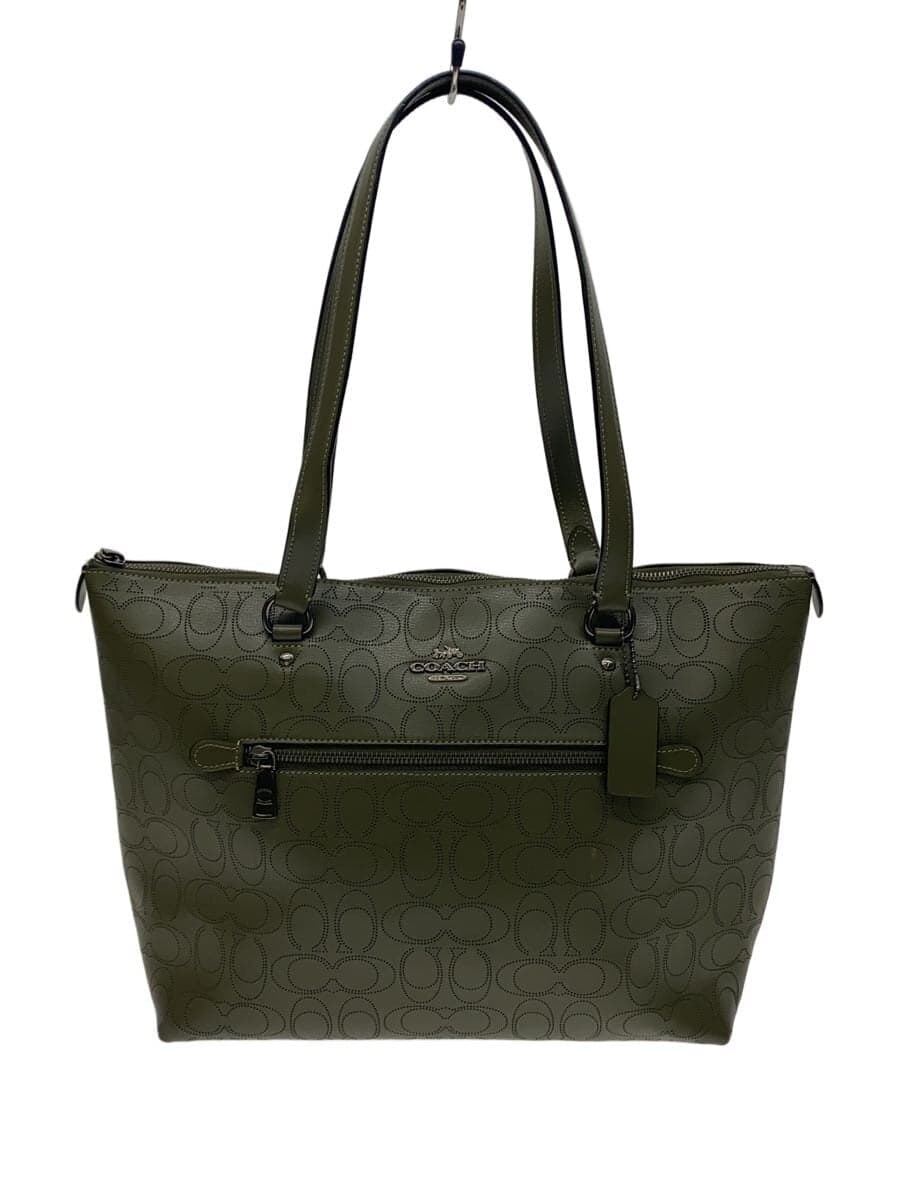 COACH Tote Bag PVC KHK 1499