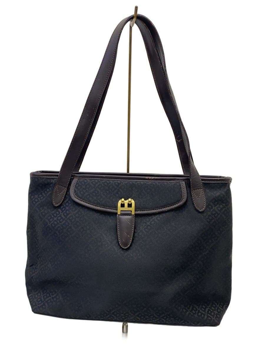 BALLY Tote Bag Nylon BRW All-over Print