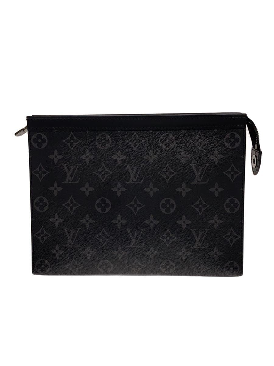 LOUIS VUITTON Pochette Voyage MM_Monogram Eclipse Leather BLK Monogram