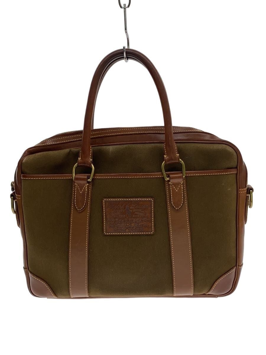 POLO RALPH LAUREN Briefcase Canvas KHK