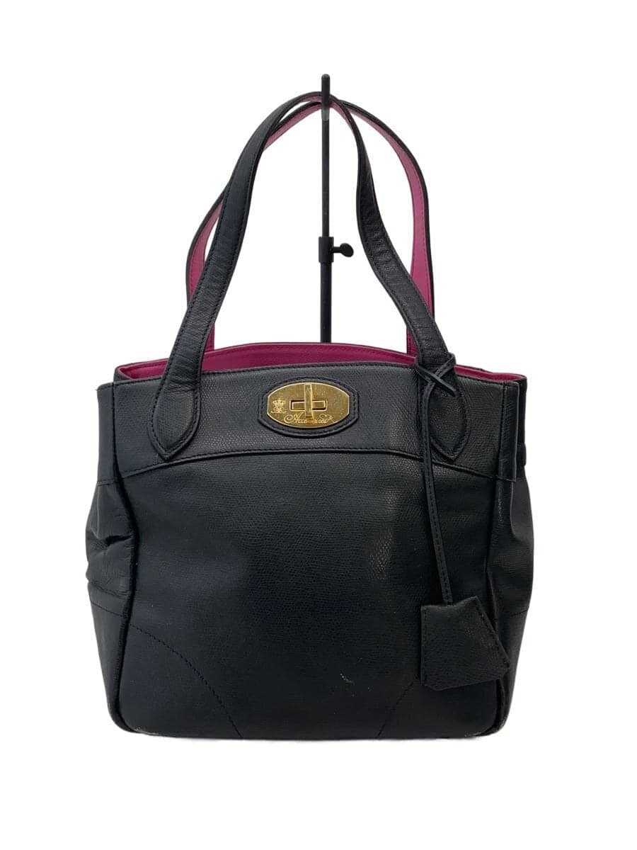 A.D.M.J. Tote Bag Leather BLK