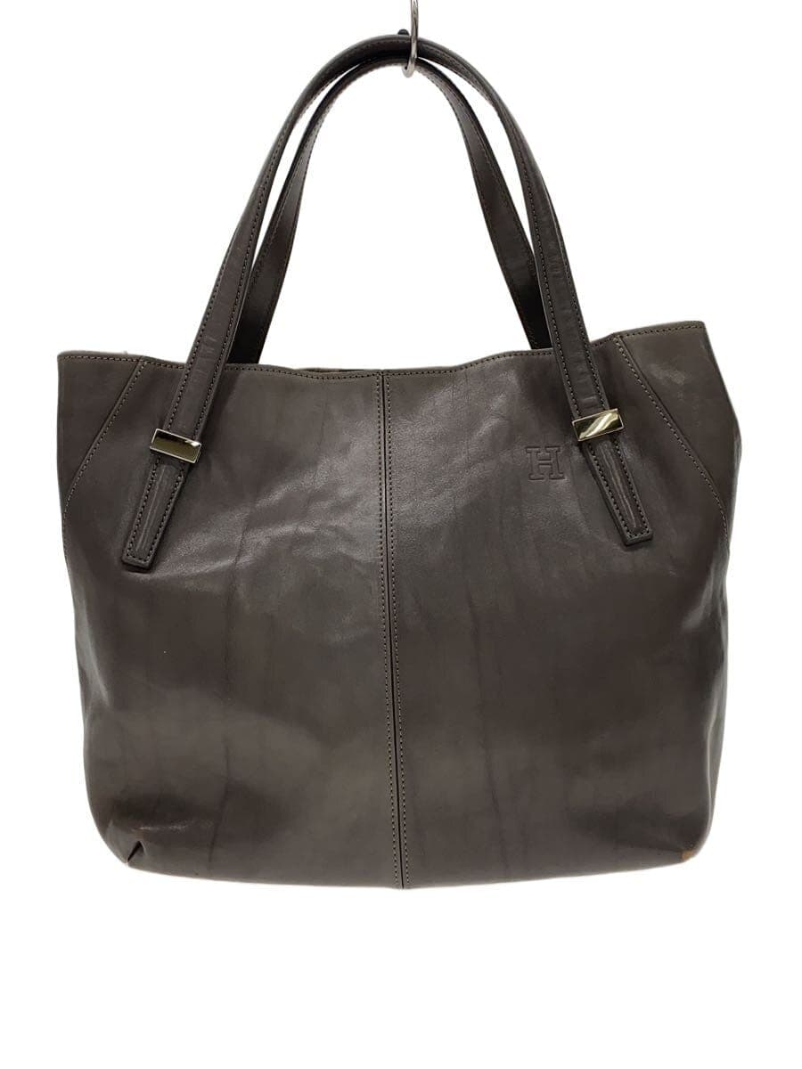 HIROFU handbag leather GRY