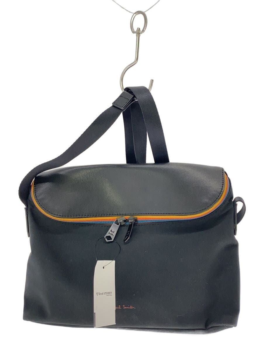 Paul Smith Shoulder Bag Nylon BLK Solid