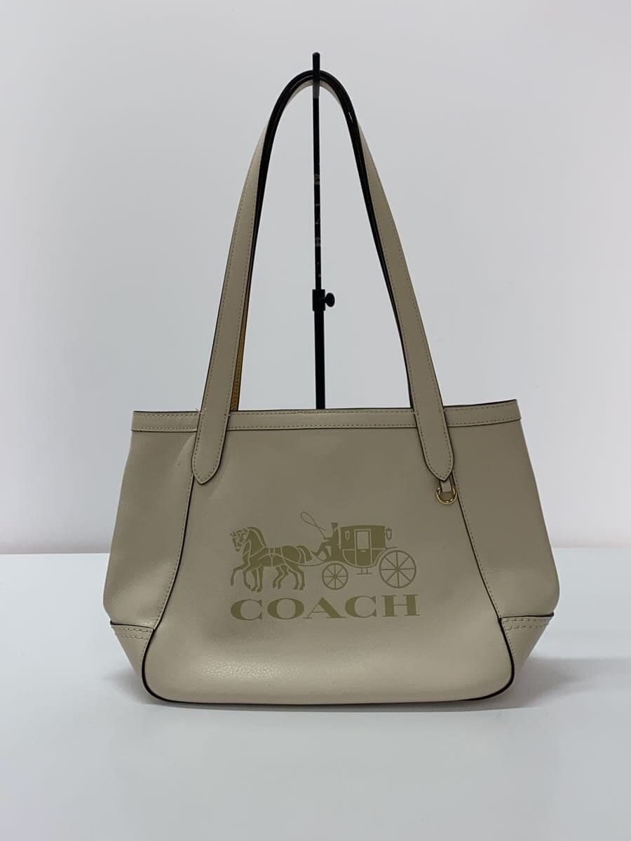 COACH Bag Leather WHT Solid f2154-c4062