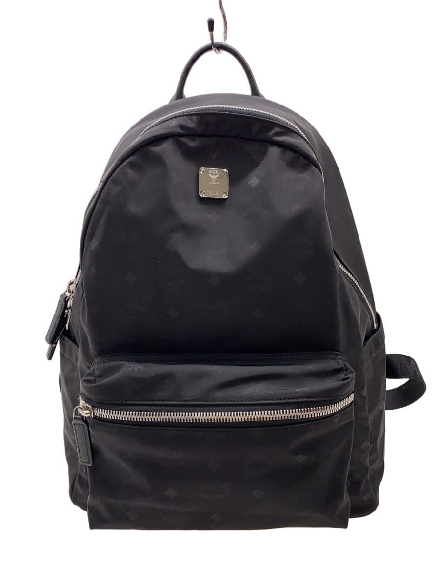 MCM Backpack -- BLK All-over pattern