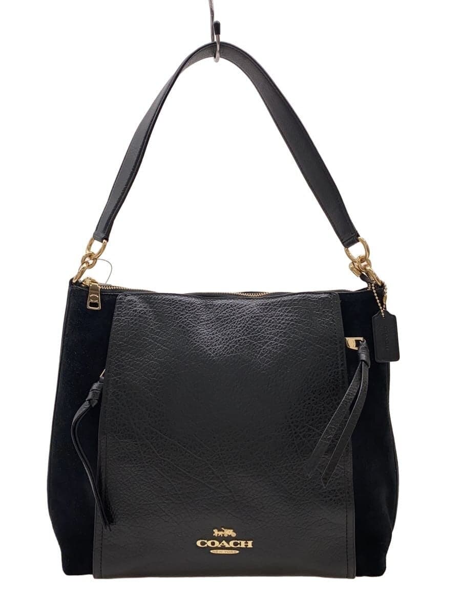 COACH shoulder bag leather black N2H1961-F79995