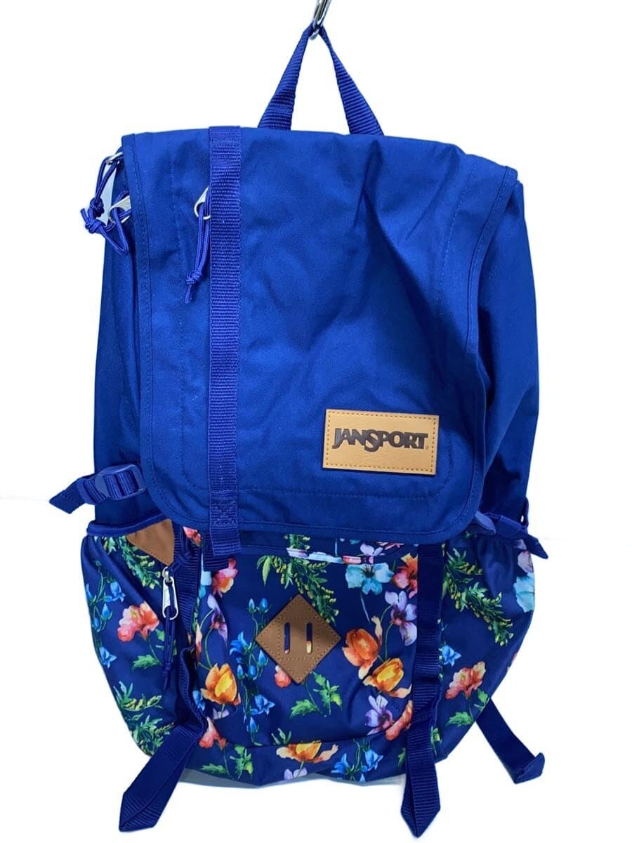 JANSPORT Backpack Nylon BLU All Over Pattern