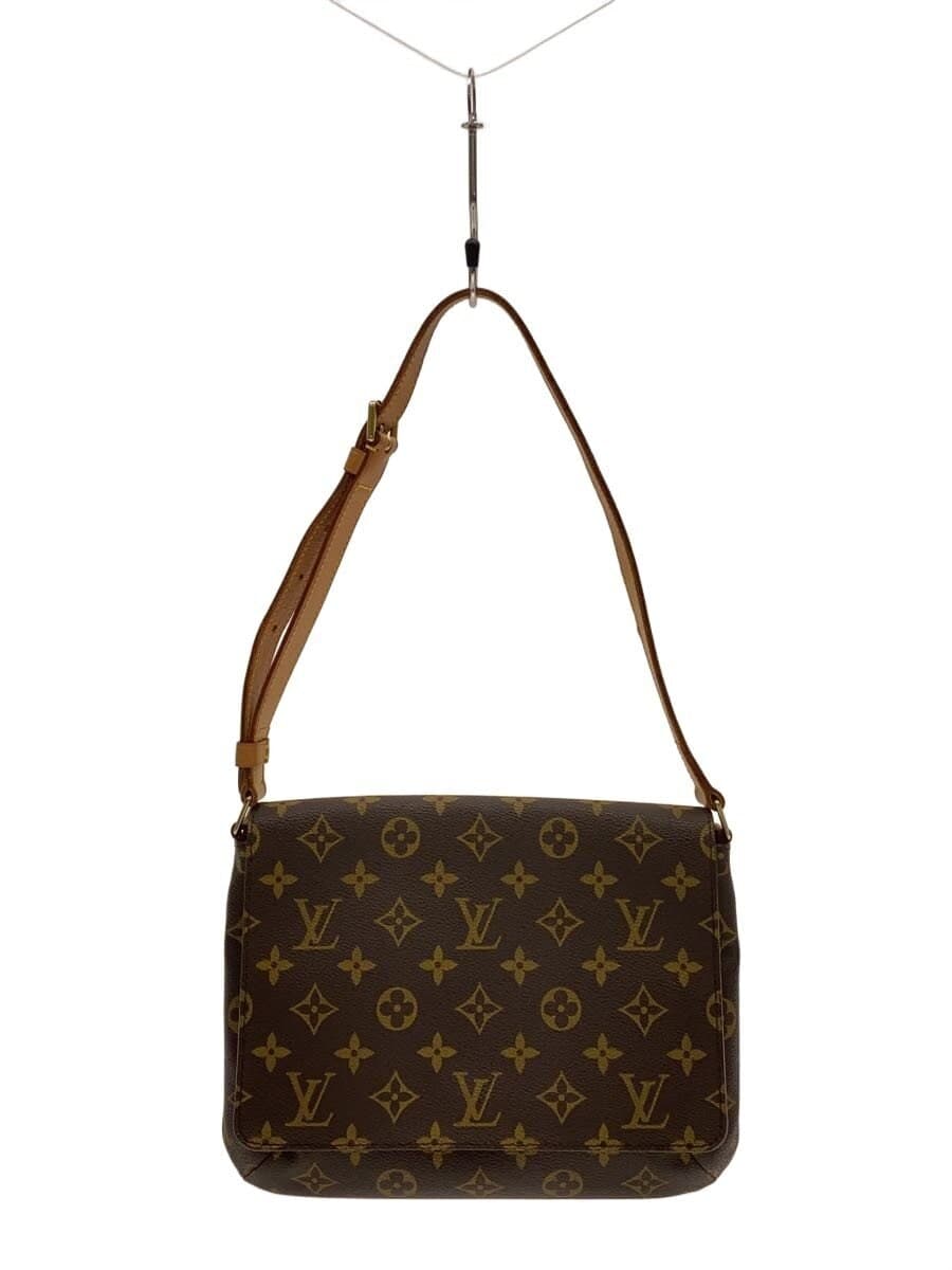 LOUIS VUITTON Musette Tango_Monogram Canvas_Short Shoulder PVC BRW