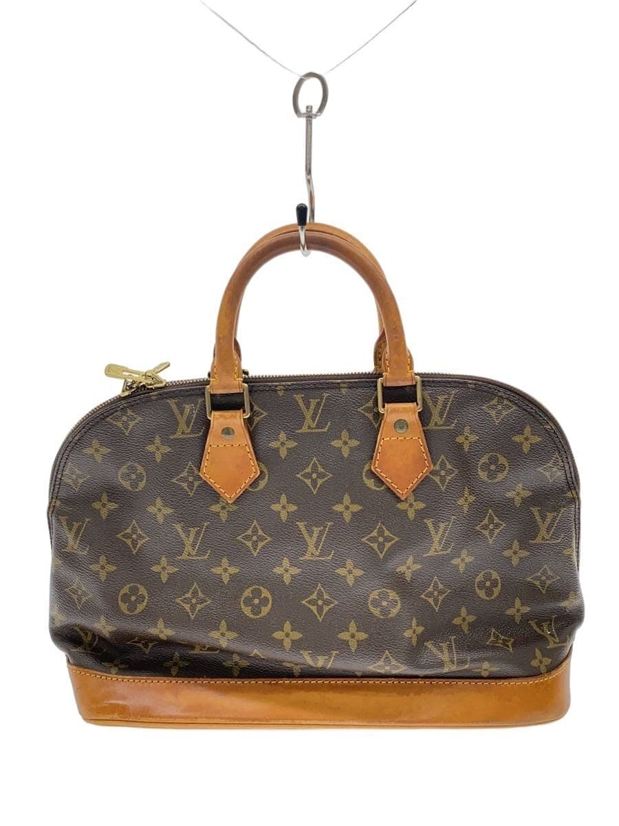 LOUIS VUITTON 1) Alma Monogram Canvas PVC BRW M51130