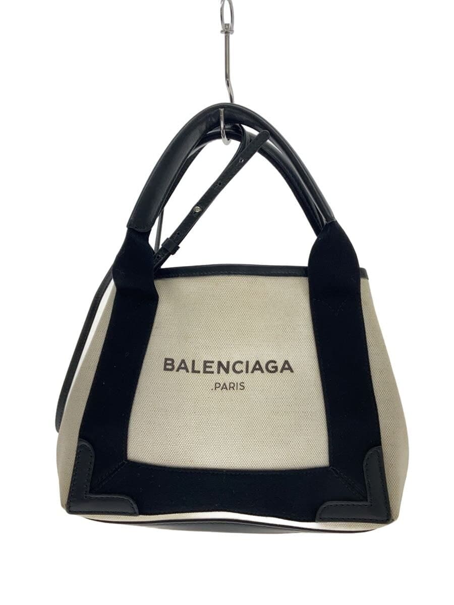 BALENCIAGA Tote Bag Canvas IVO 390346