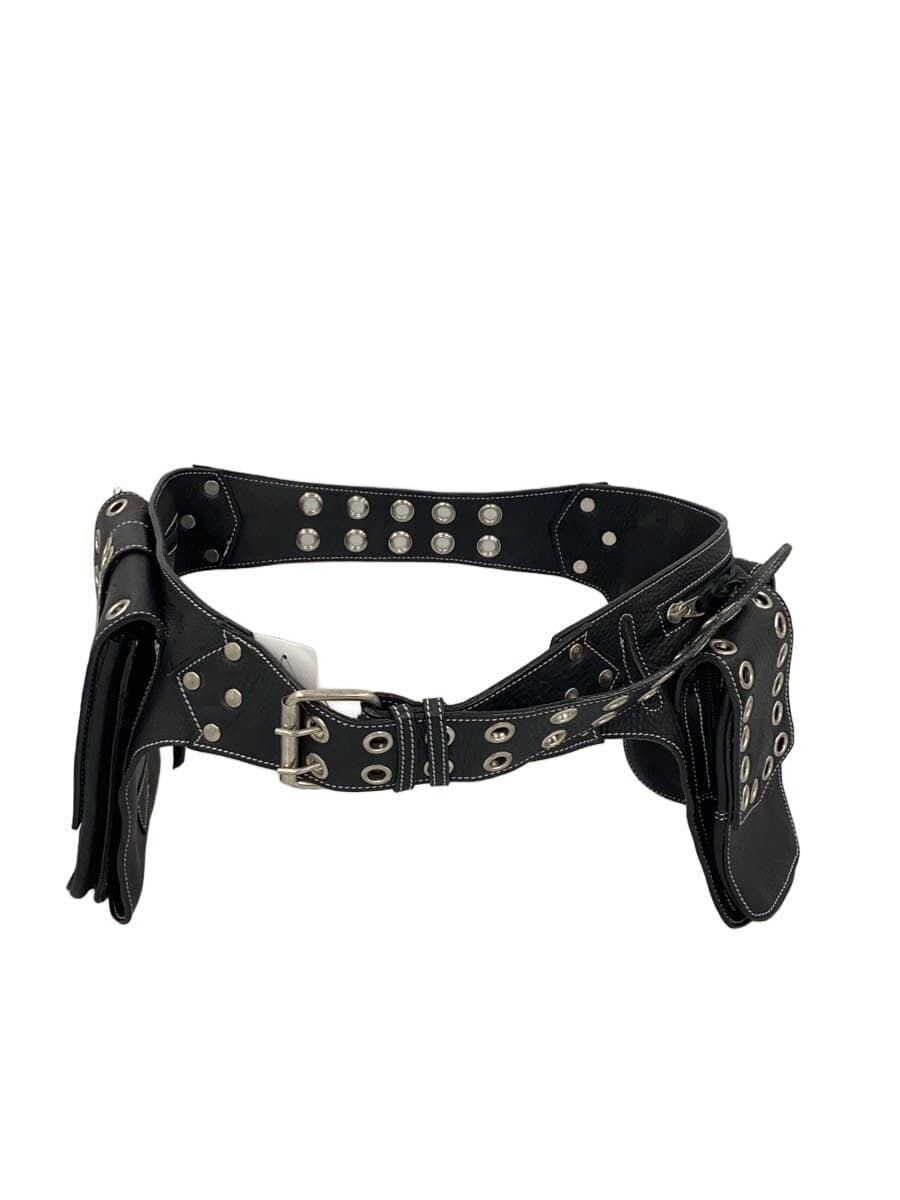 WILD HEART Waist Bag Leather BLK Solid