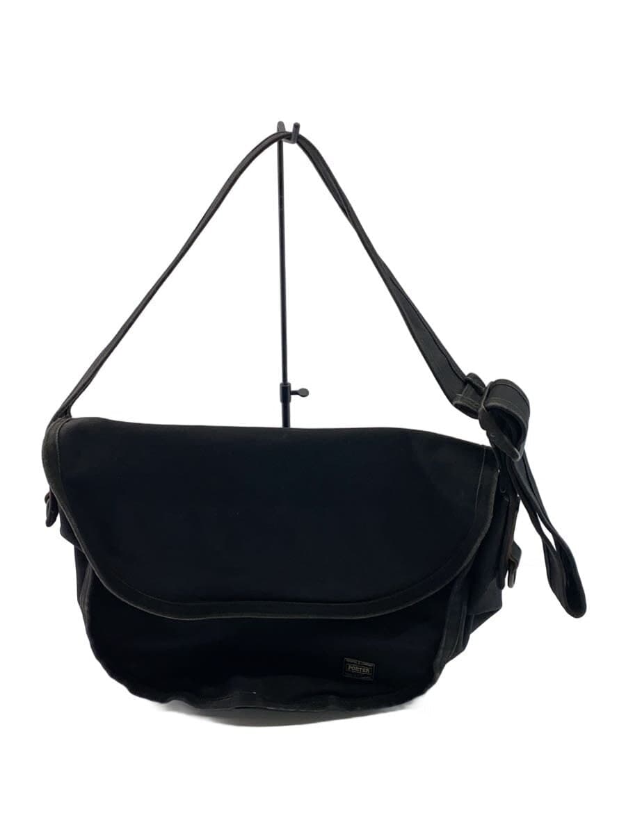 PORTER Shoulder Bag Canvas BLK