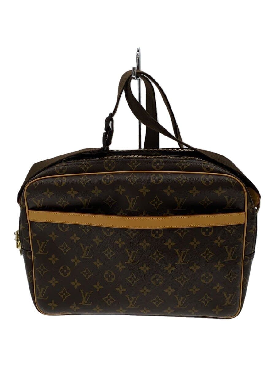 LOUIS VUITTON Reporter GM_Monogram_Canvas_BRW Shoulder Bag M45252 PVC BRW All Over Pattern