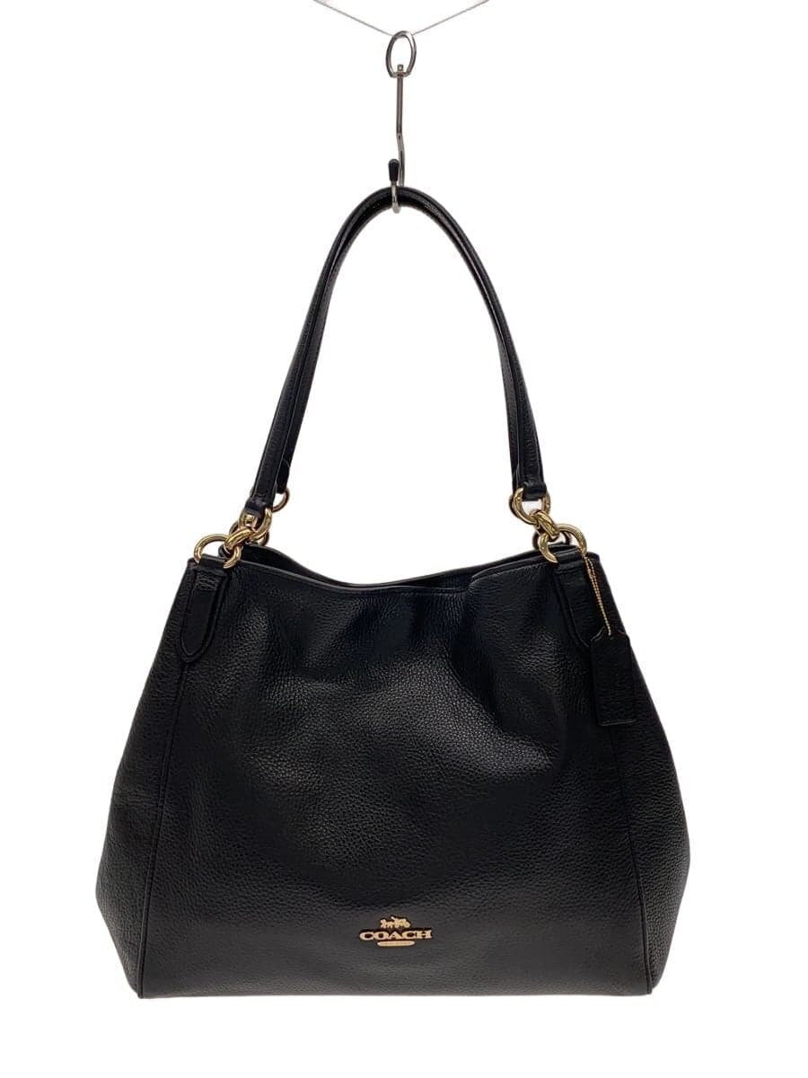 COACHF80268 Handbag PVC BLK Solid