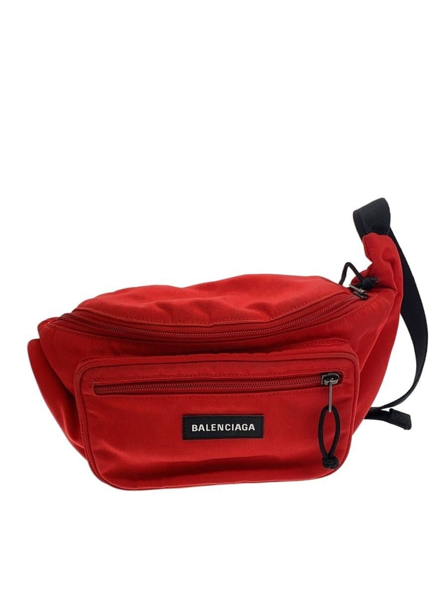 BALENCIAGA Body Bag Waist Bag RED 482389