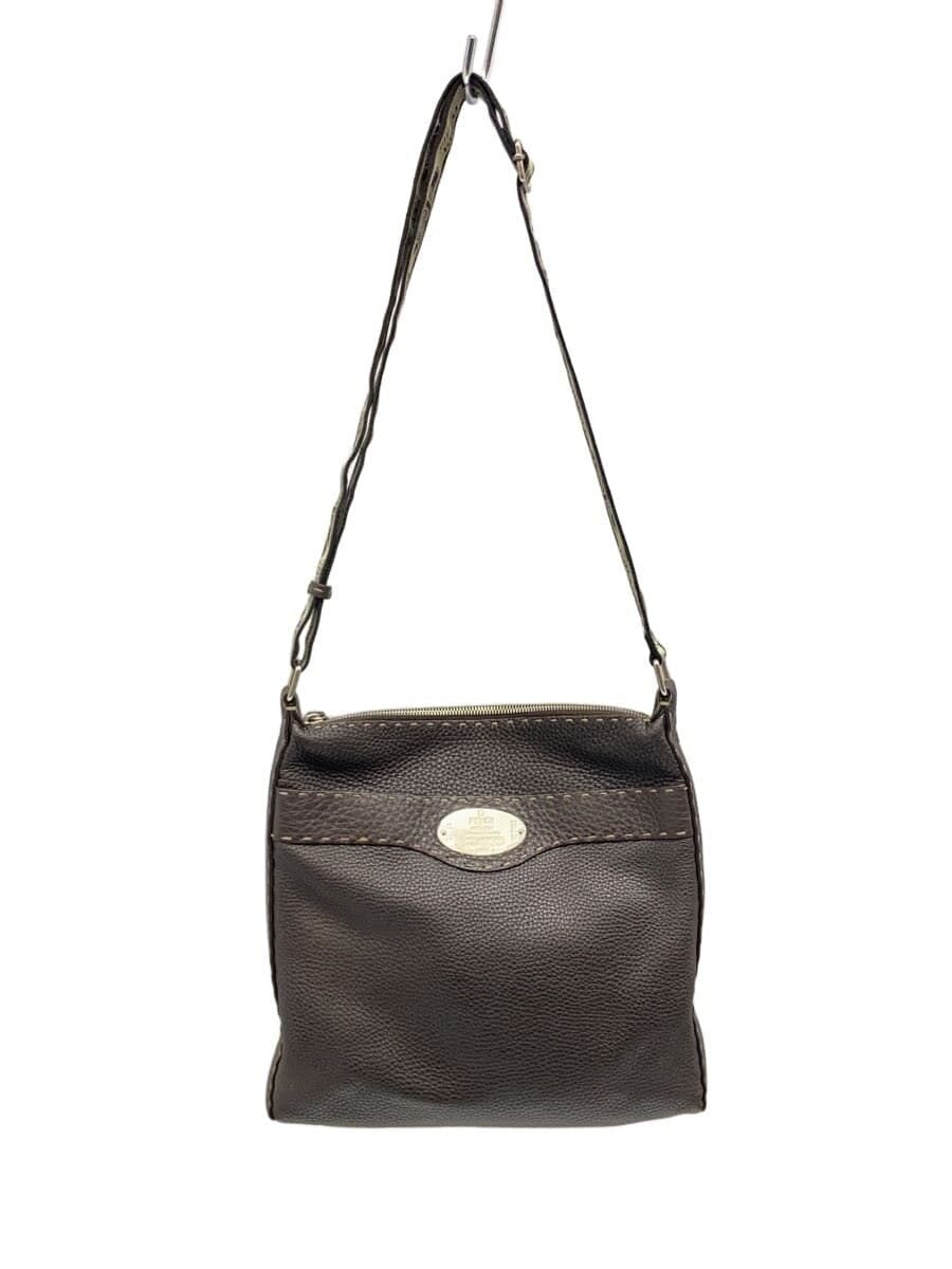 FENDI shoulder bag leather BRW