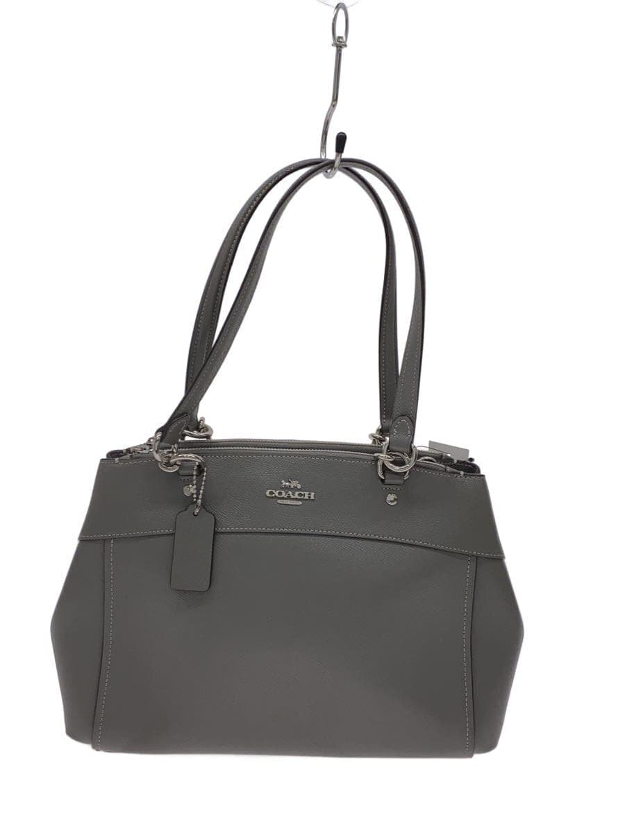 COACH Shoulder Bag Leather GRY Solid B1877-F25397