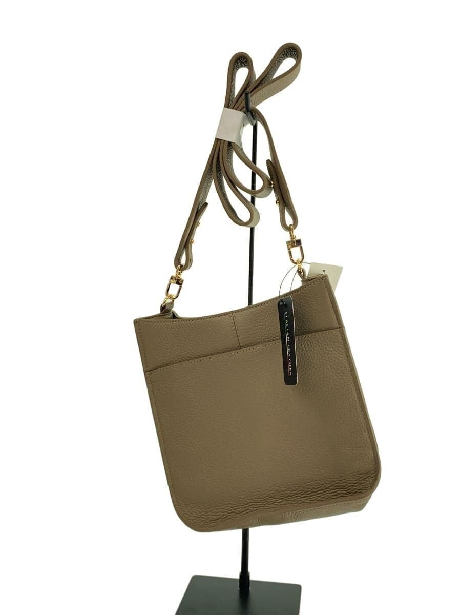 Other Brand Shoulder Bag Leather Brown Solid