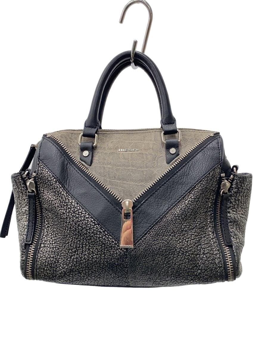 DIESEL Tote Bag Leather BLK