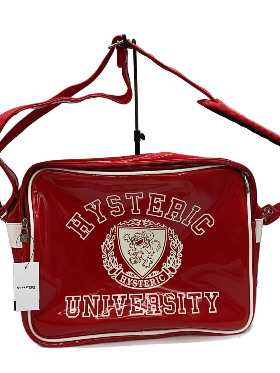 HYSTERIC GLAMOUR Shoulder Bag Patent Leather Red