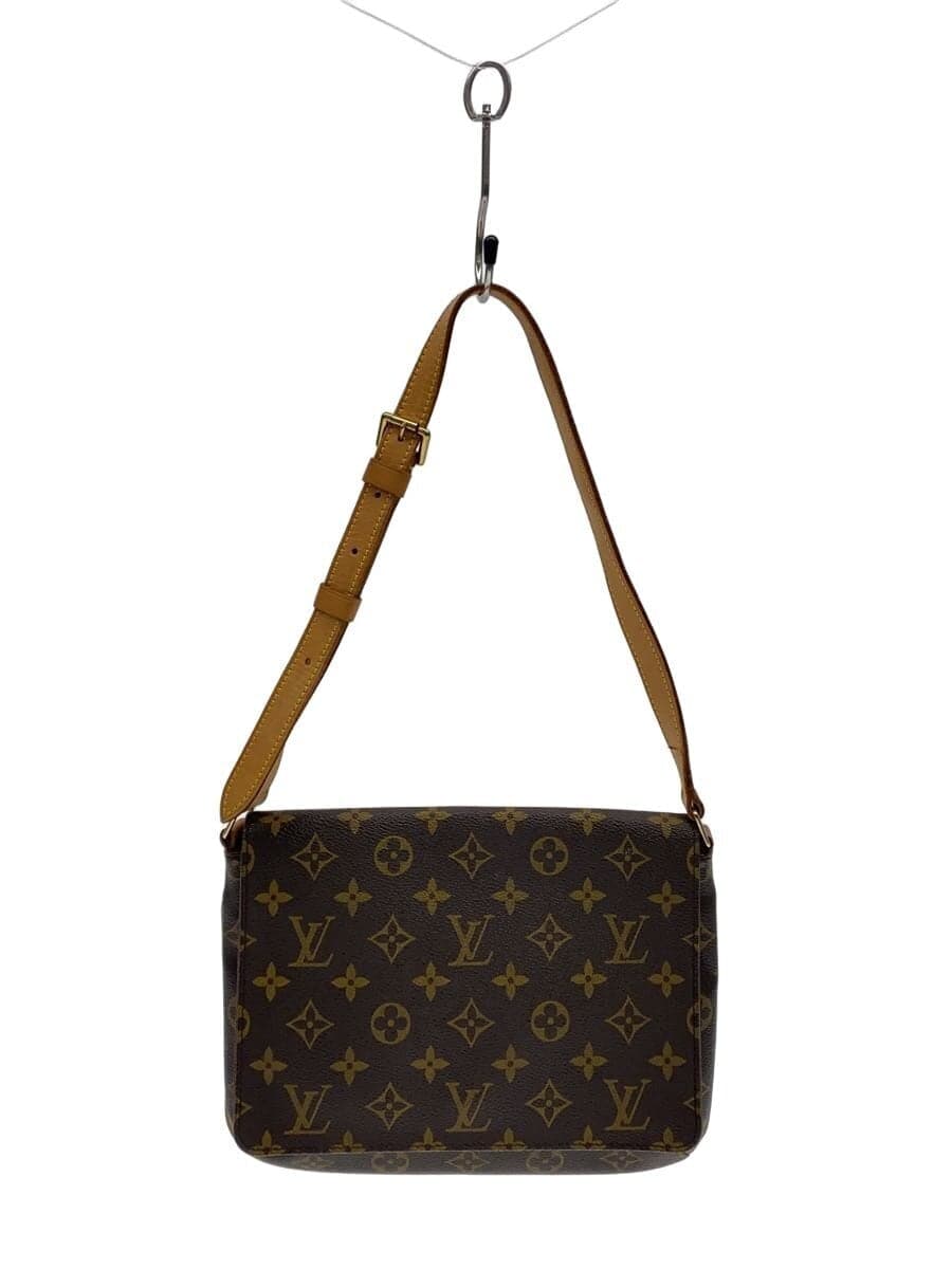 LOUIS VUITTON Musette Tango_Monogram Canvas_Short Shoulder PVC BRW All Over Pattern