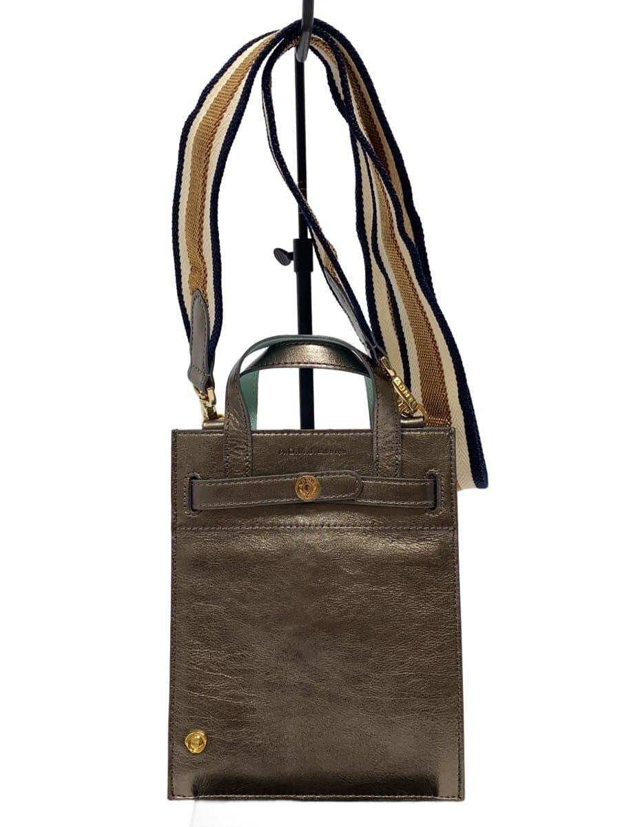 A.D.M.J. Shoulder Bag Leather GRY