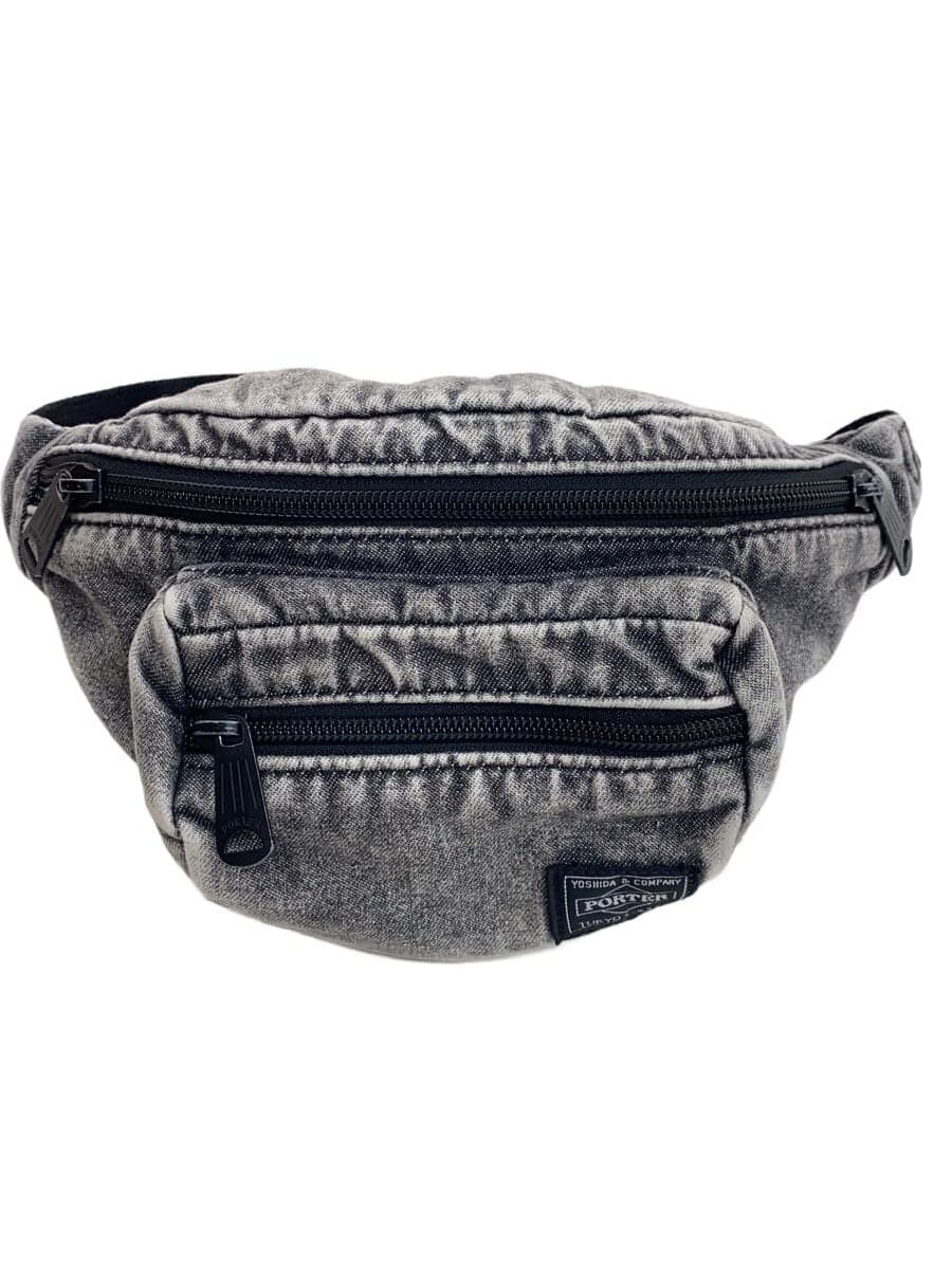 PORTER × B Yoshida Waist Bag -- BLK Solid Color