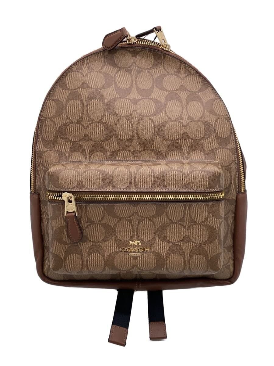 COACH Medium Charlie Backpack_Signature PVC BRW