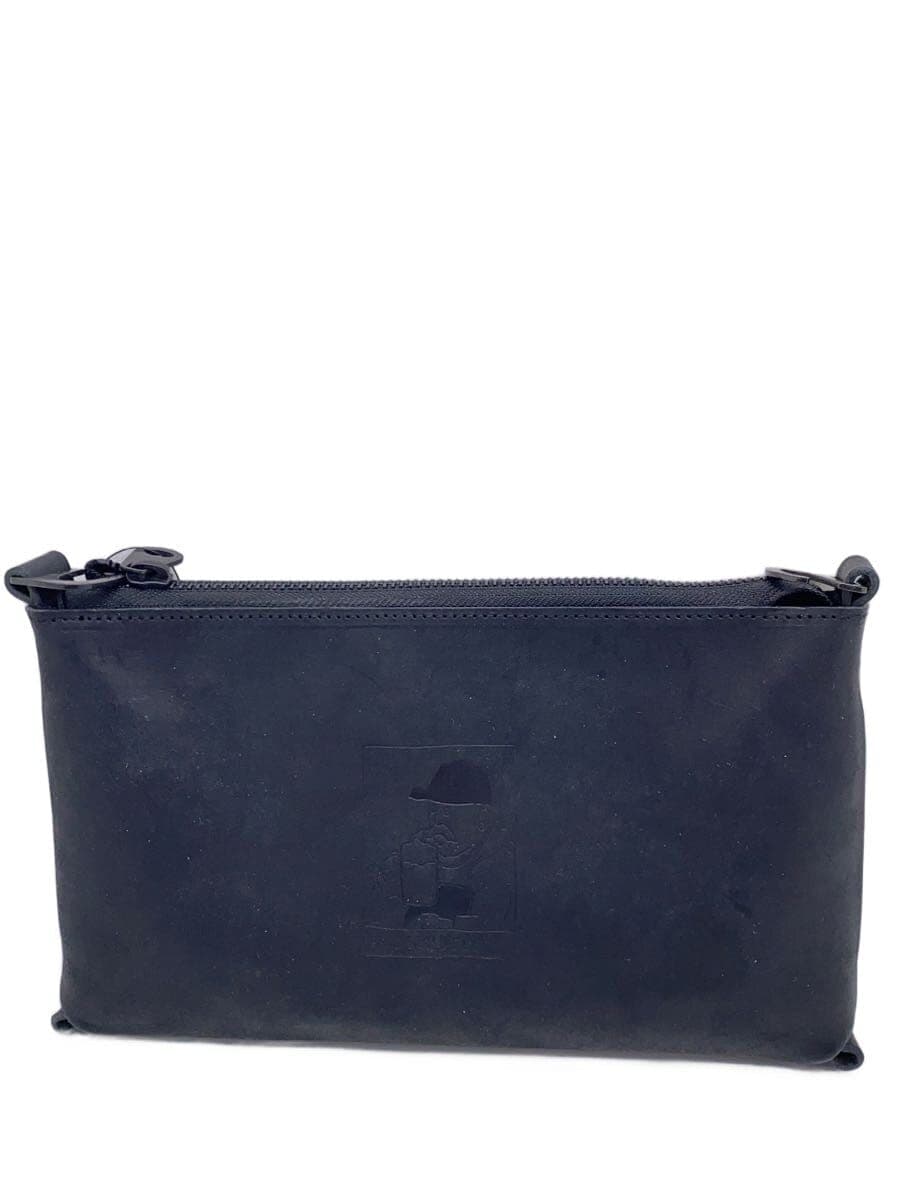 BEER BELLY Shoulder Bag Leather BLK