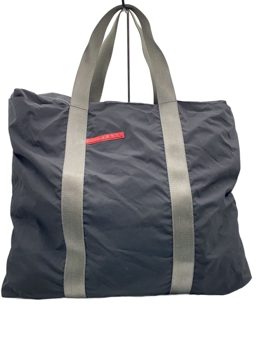 PRADA Tote Bag Polyester BLK Solid 4VA002