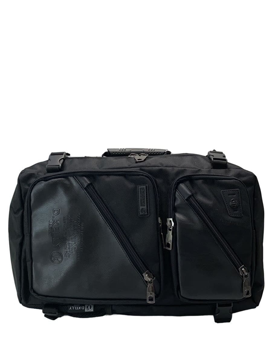 D.KELLY3-Way Bag Nylon BLK dk-20202