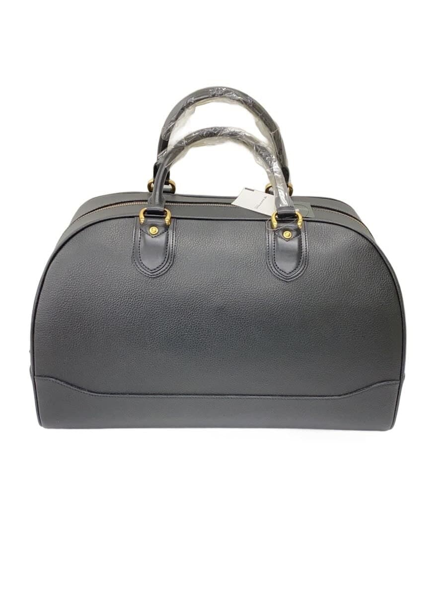 SOMES SADDLE Boston Bag Leather BLK Black