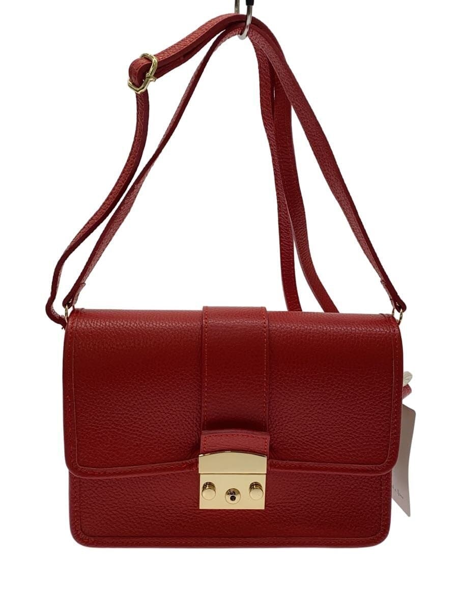 Spick&Span Shoulder Bag Cow Leather RED 22-092-210-0006-4-0