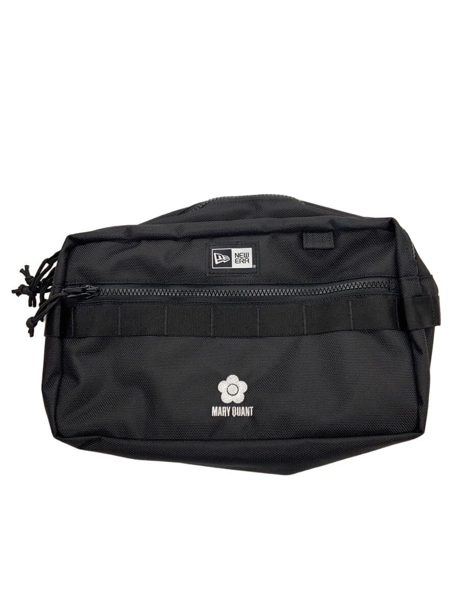 MARY QUANT × NEW ERA × NEW ERA Square Body Bag PVC Black Solid Color