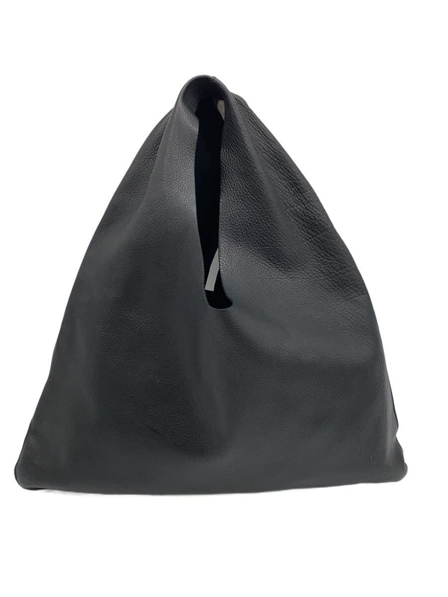 THE ROW Small Bindle Tote Bag Leather BLK Solid W1682l628