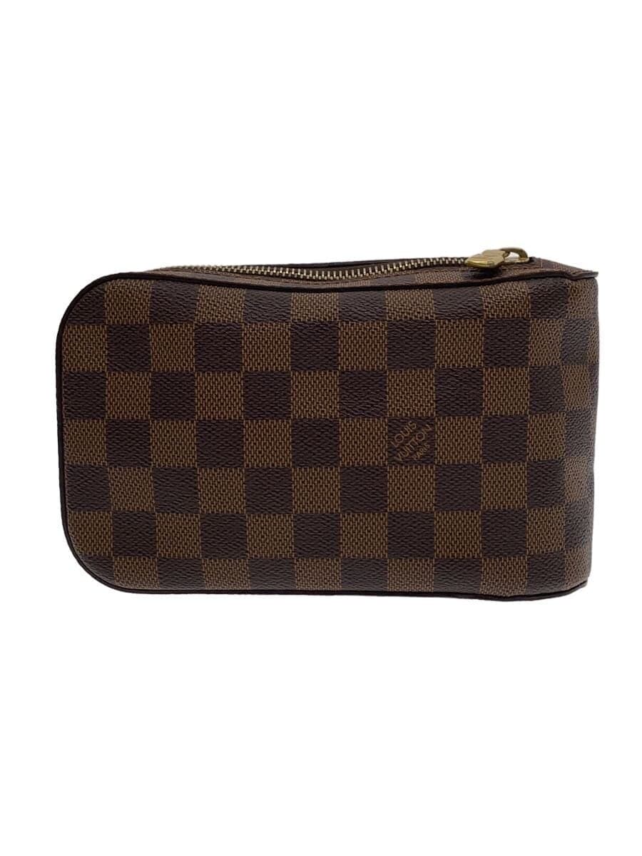 LOUIS VUITTON Geronimos_Damier Ebene PVC BRW All Over Pattern