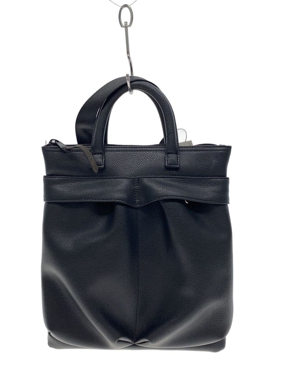 KAIKO Tote Bag Leather BLK Solid