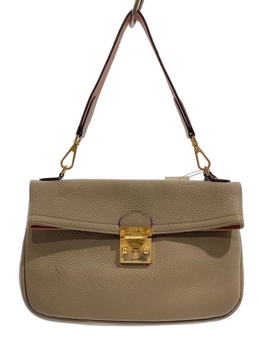 COCOCELUX GOLD Shoulder Bag Leather BEG