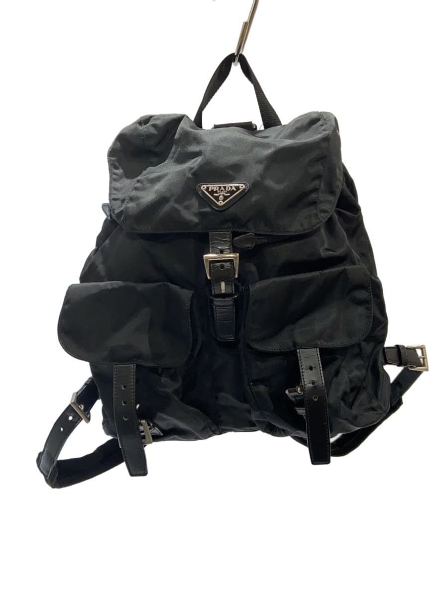 PRADA Backpack Nylon Black