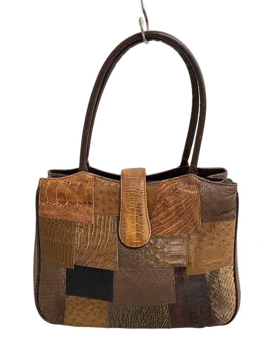 Other Brand Shoulder Bag Leather Multicolor All Over Pattern