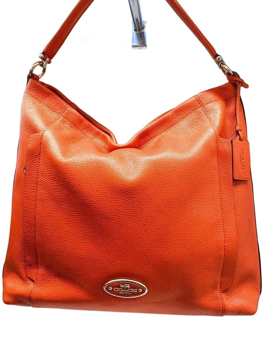 COACH shoulder bag leather ORN 34312 sticky condition exterior bottom dirt