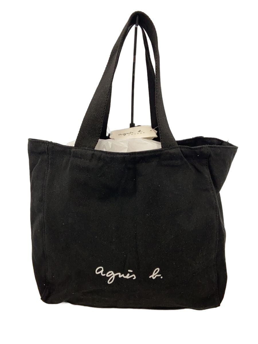 agnes b VOYAGE Tote Bag Cotton BLK
