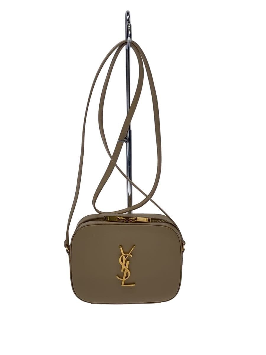 SAINT LAURENT shoulder bag leather BEIGE gnr381636