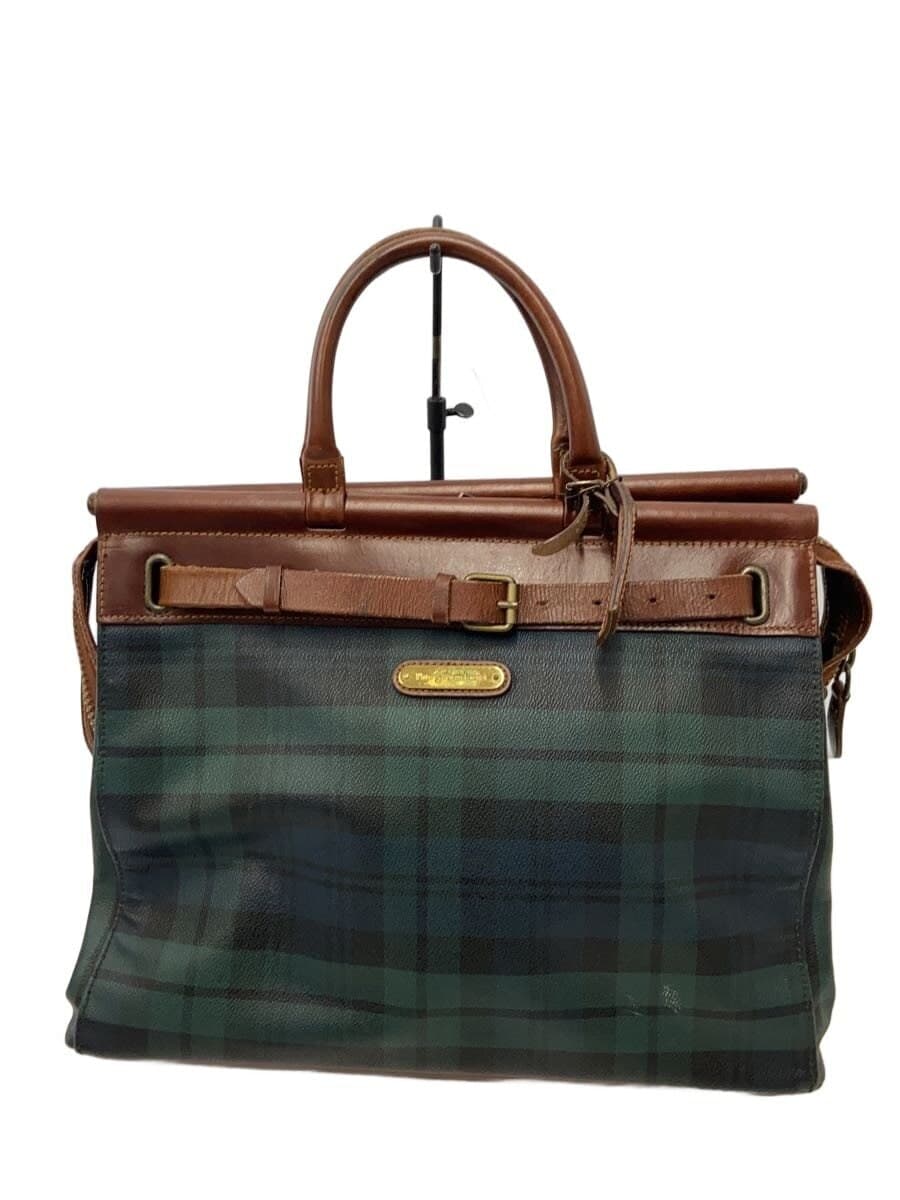 POLO RALPH LAUREN bag PVC GRN check